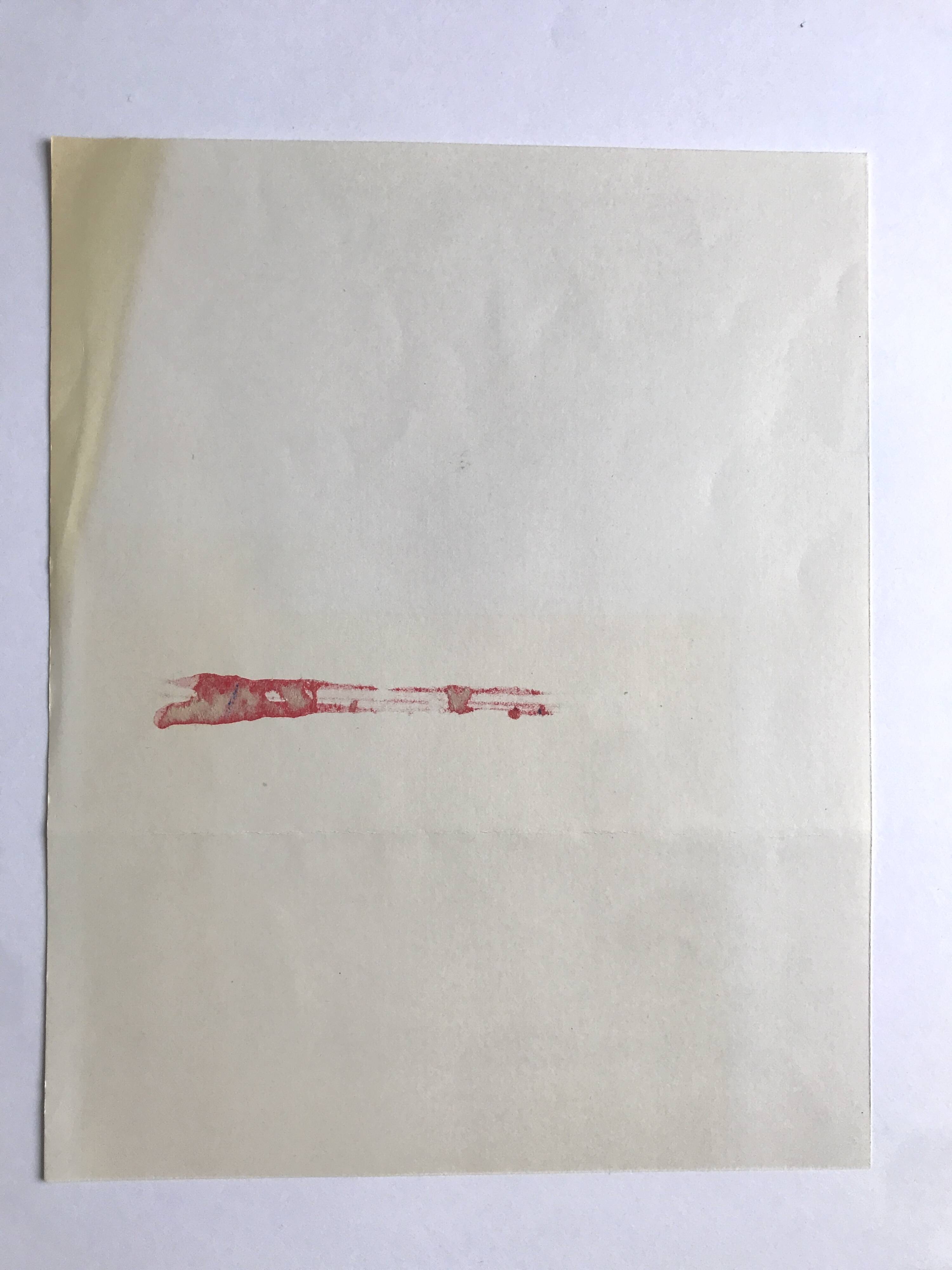 Elie dayan, untitled (abstract composition 3). felt pen on paper.