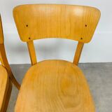 Pair of Thonet bistro chairs, wood, 1960s