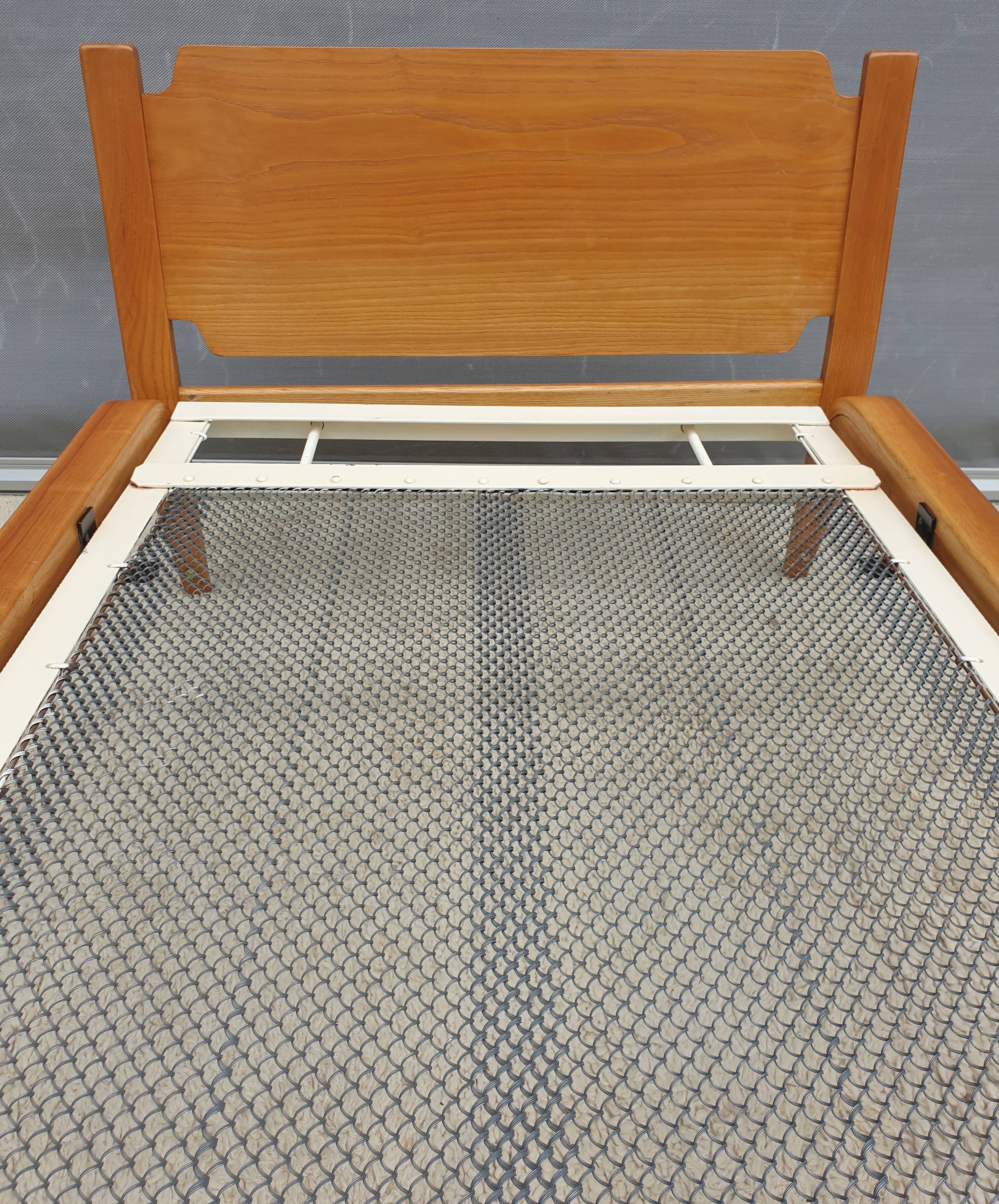 Bow Wood bed 190x80 Daybed Steiner 1950