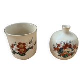 Satsuma vase and cup 9cm