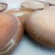 Series 18 dessert plates artisanal sandstone 60s