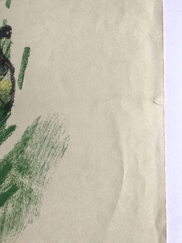 Joseph pollet, still life, c 1970. lithographie originale signée au crayon