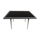 *Table with concrete top and industrial style stainless steel contour