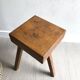 Tripod wooden stool
