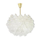 Glass Tulipan chandelier by Kalmar, Austria, 1960s