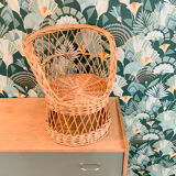 Armchair in wicker