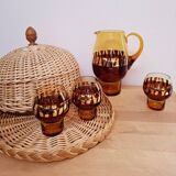 Tray and its vintage wicker bell