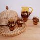 Tray and its vintage wicker bell