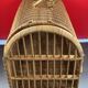 Panier cage osier/rotin de transport voyage pour chat, animaux