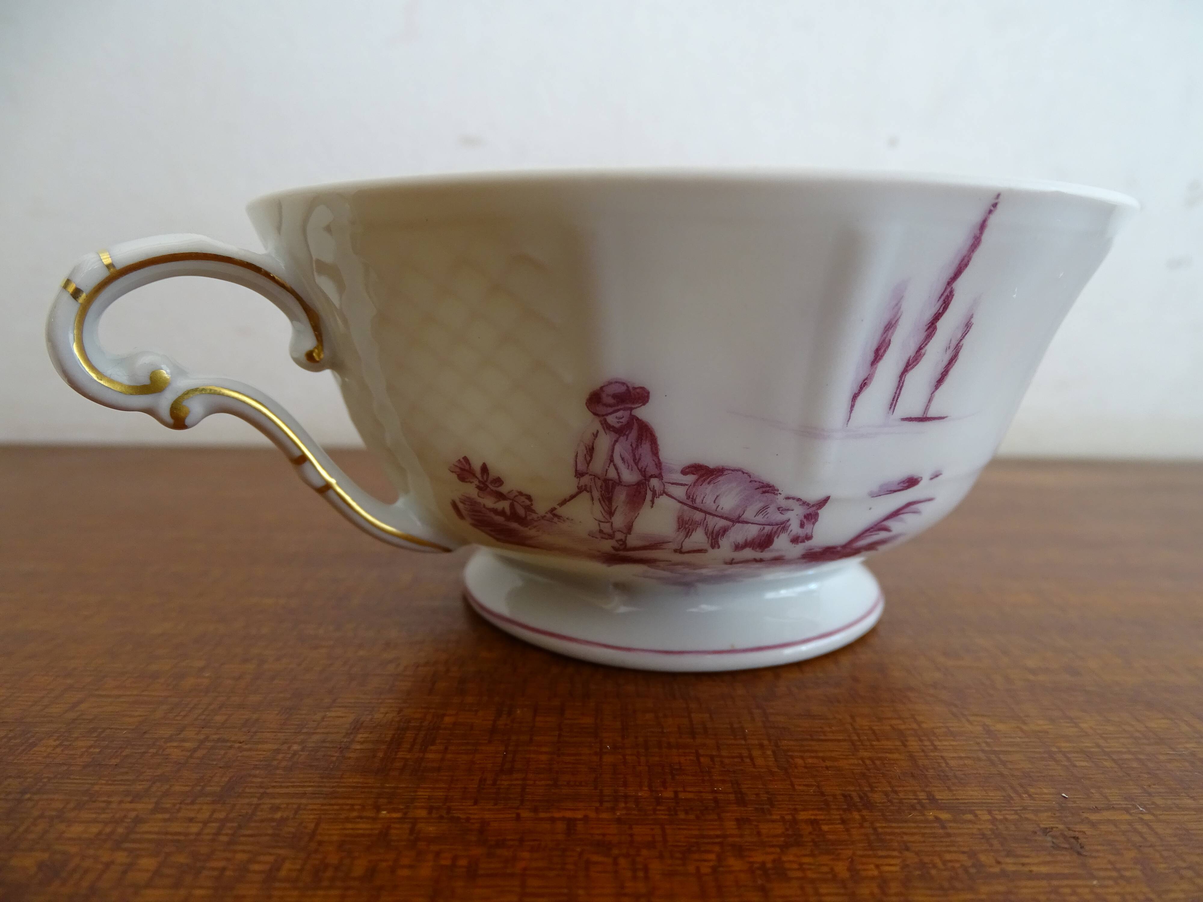 Porcelain coffee service Limoges Bernardaud & Cie - 6 people