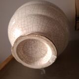 Art Deco crackled ceramic lamp
