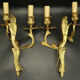 Paire d'appliques style Louis XV, fin XIXe