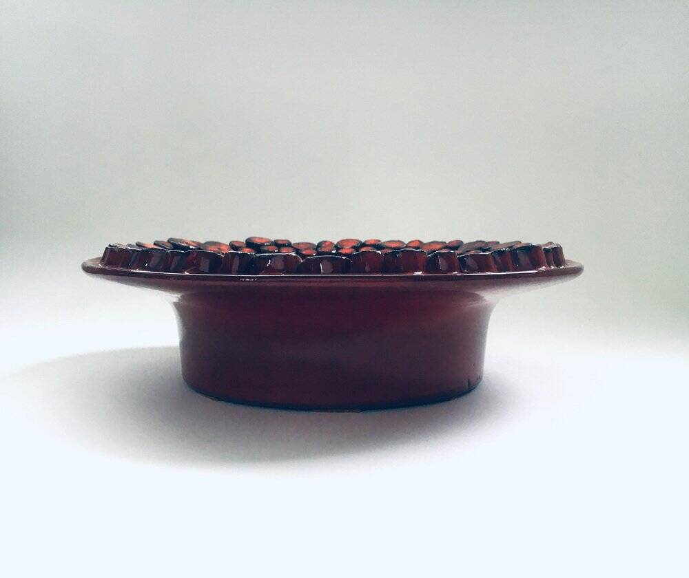 Mid-Century Art Pottery Dish by Hans Welling for Ceramano Ceralux, West Germany, 1960s