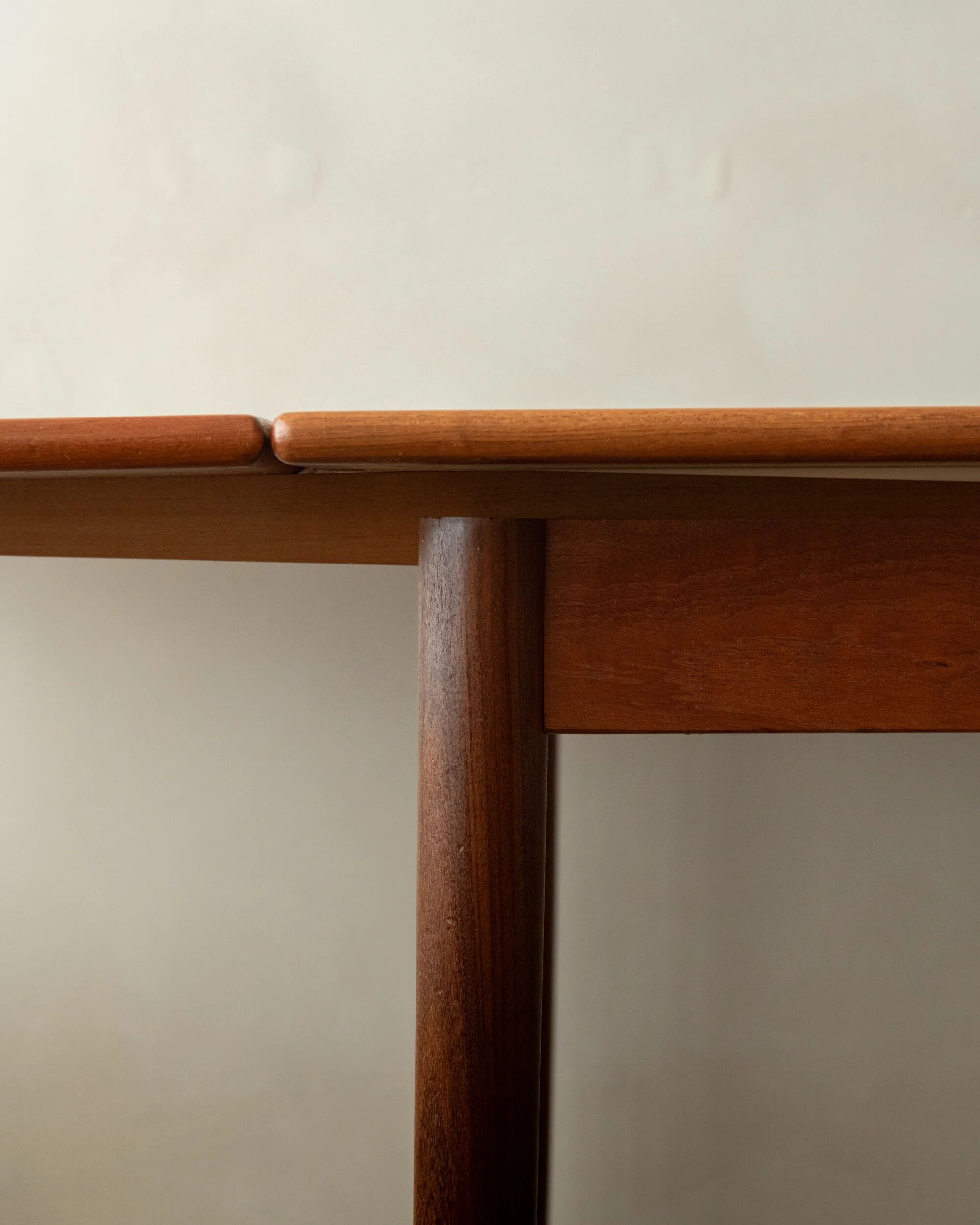 Danish modern teak extendable dining table model 24 by Ansager Møbler 1960s