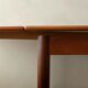 Danish modern teak extendable dining table model 24 by Ansager Møbler 1960s