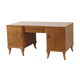 Vintage walnut desk made in the 1950s