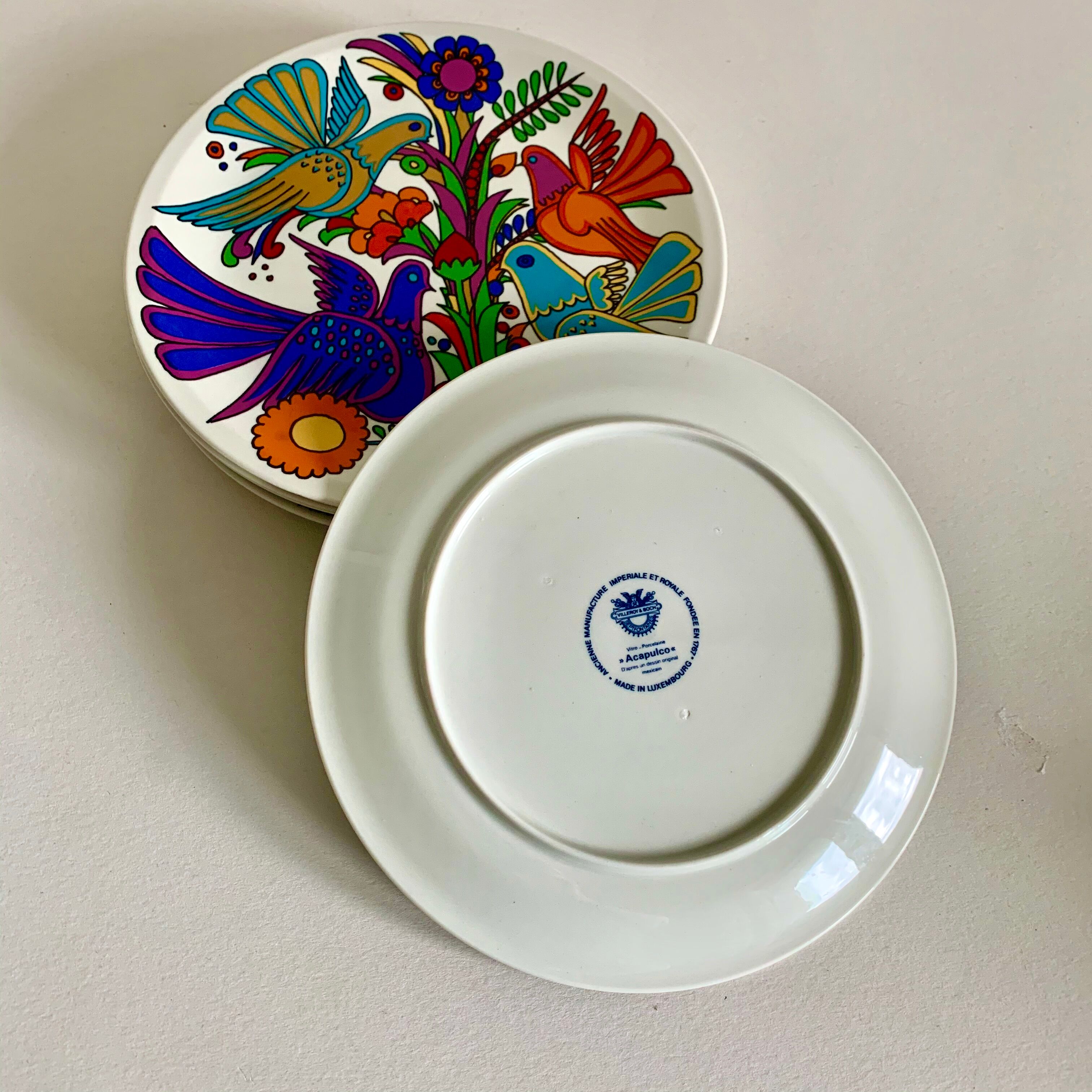 Villeroy & Boch Acapulco, set of 5 plates