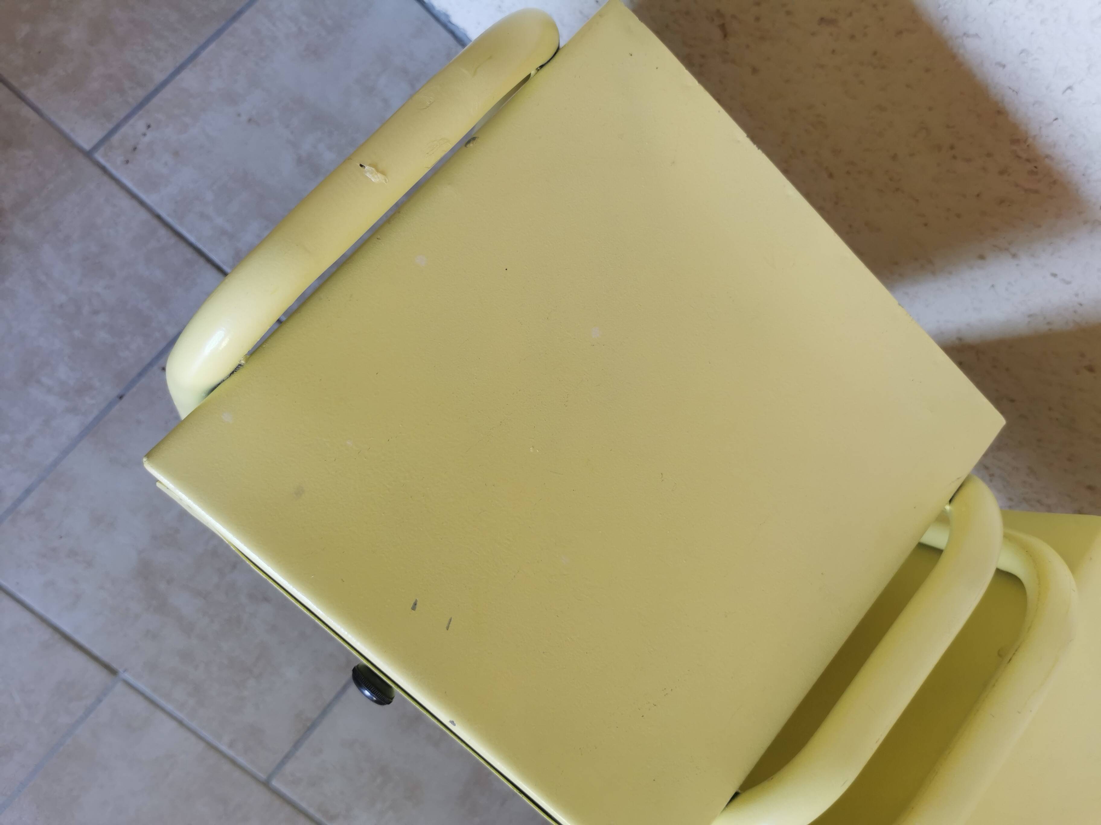 Pair of boarding school bedside tables