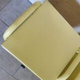 Pair of boarding school bedside tables