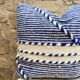 Handmade Berber wool Kilim cushion: Moroccan floor cushion