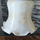 Lampe vintage opaline