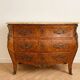 Antique Louis XV commode inlaid with a marble top