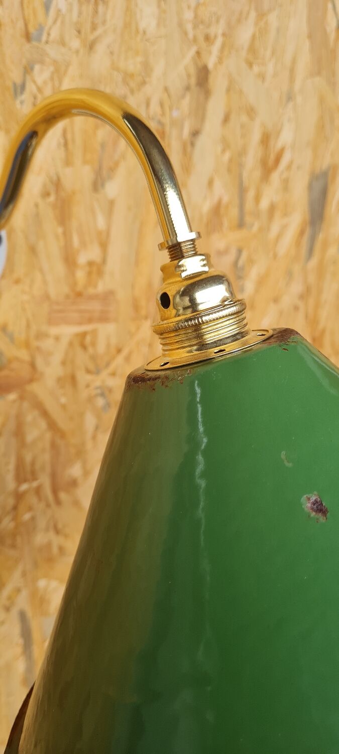 Vintage wall lamp in enamelled sheet metal