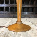 Vintage wooden lamp foot