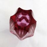 Small vintage faceted vase
