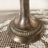 Silver-plated metal footed bowl