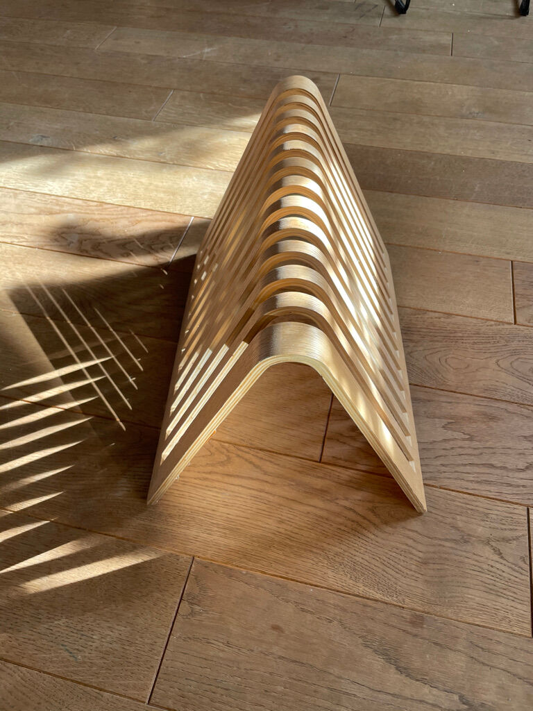 Wooden magazines door