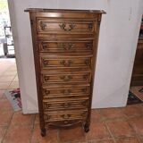 Louis XV Style Weekly Chest in Solid Cherry Wood