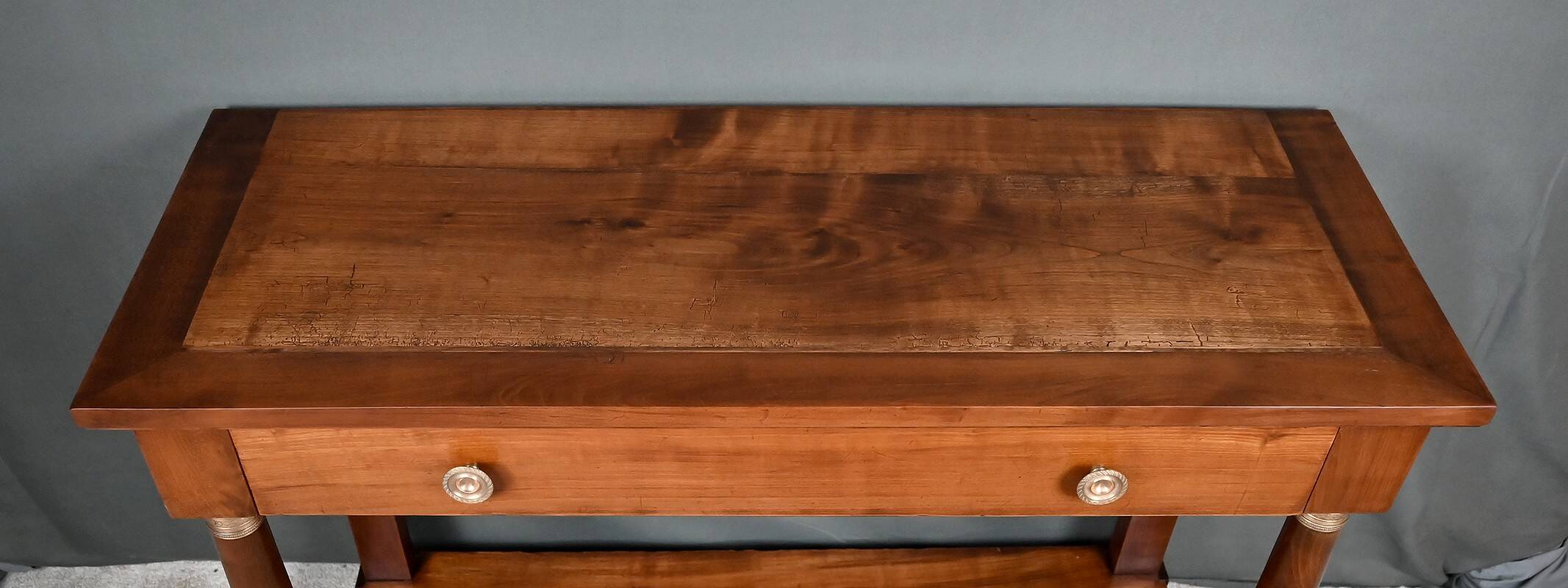 Cherrywood console, Empire style – Mid 19th century
