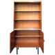 Vintage wooden bookcase with Scandinavian design