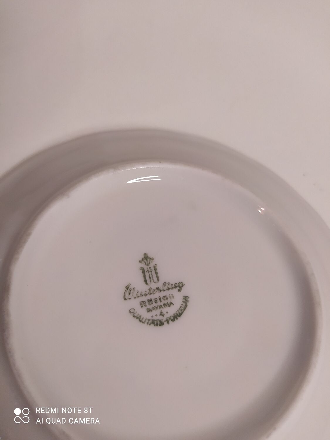 Tea or coffee set made of Bavarian porcelain