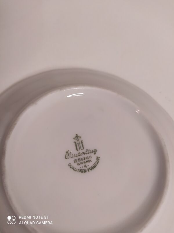 Service à thé ou à café en porcelaine de Bavière