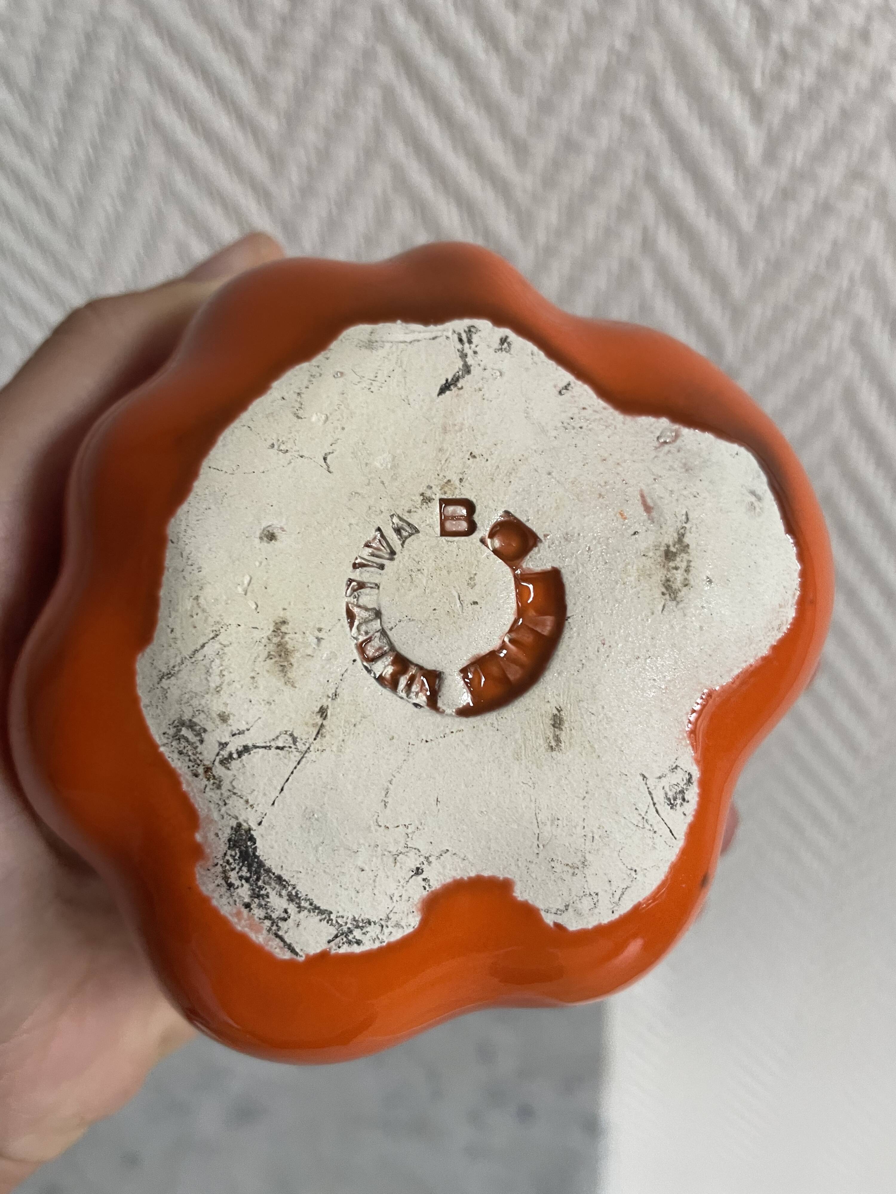 Ceramic tomato or pumpkin Vallauris