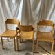 Set of 3 Rainer Schell chairs for Schlapp Möbel — 1970s