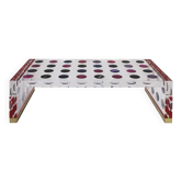 Table basse italienne en grand format avec des agates colorées conçue par Superego Studio