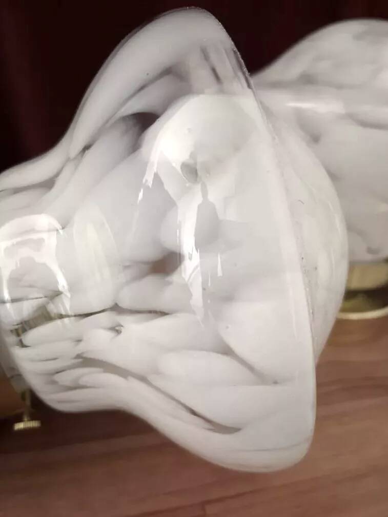 Pair of white globe wall lights