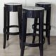 Trois Tabourets hauts, Charles Ghost par Kartell et Starck