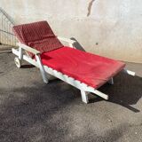 Chaise longue bois