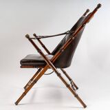 Pair of officers' armchairs