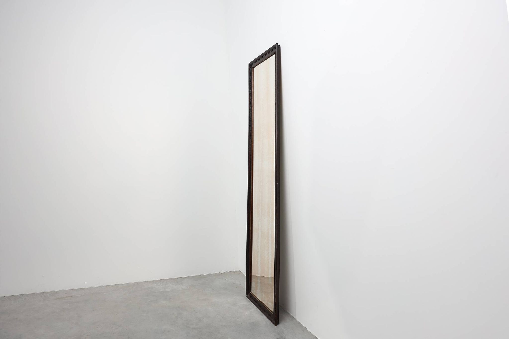 Miroir belge Art Déco en bois avec verre vieilli, vers 1930