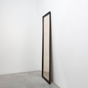 Miroir belge Art Déco en bois avec verre vieilli, vers 1930