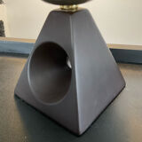 Vintage lamp in opaline and ceramic years 70-80