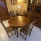 Table in solid cherry wood in Louis XV style.