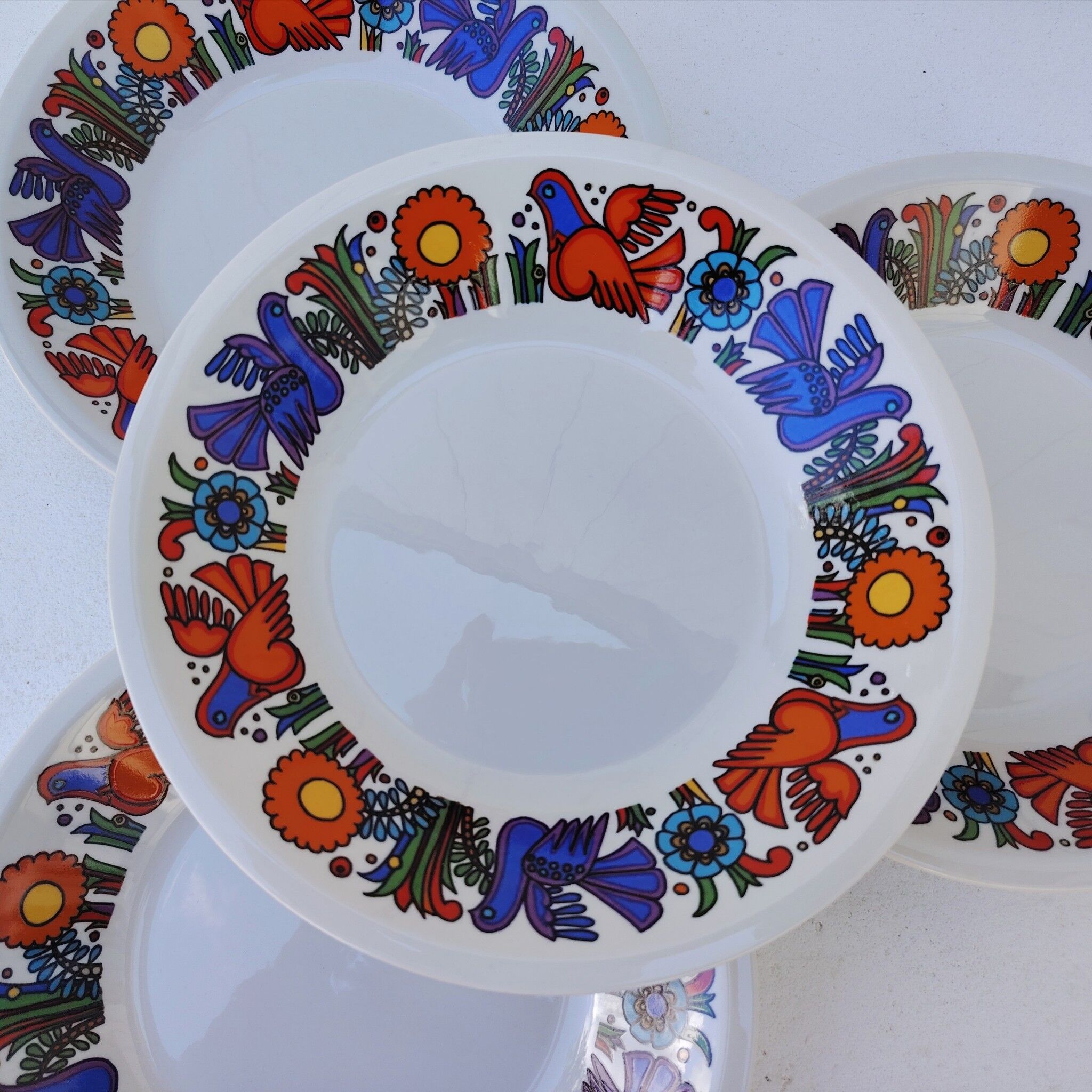 Villeroy & Boch porcelain deep plates, Acapulco