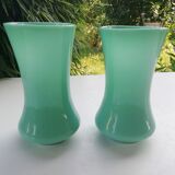 Pair of opaline vases