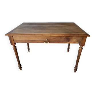 Authentic old writing table desk dining table Louis Philippe style